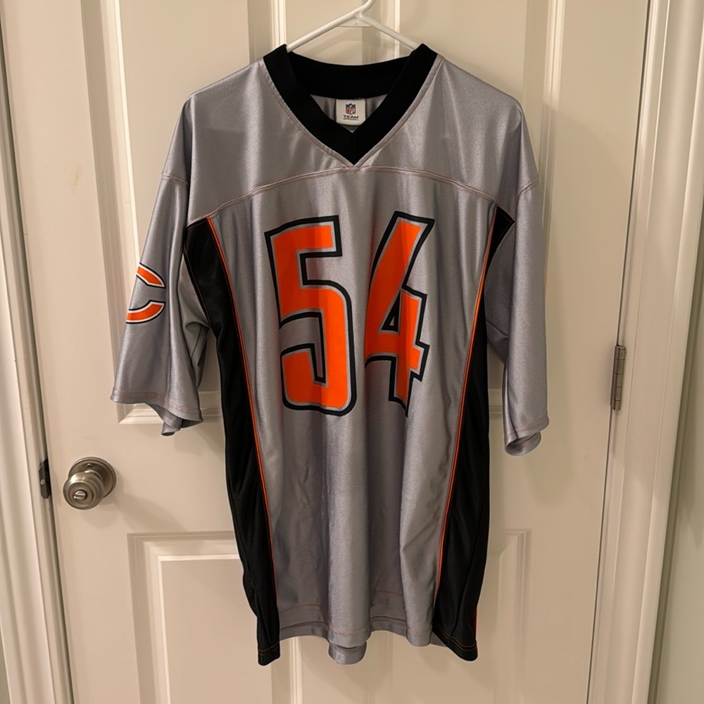 NFL Chicago Bears Urlacher Polyester Jersey Men’s L Short Sleeve.